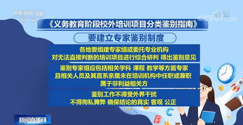 義務(wù)教育階段校外培訓項目分類鑒別指南 教育咨詢服務(wù)解析